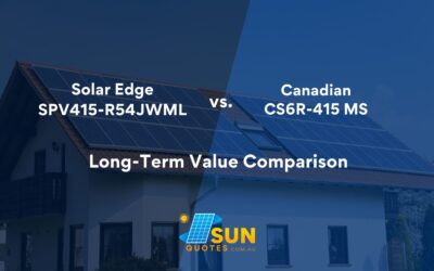 Solar Edge SPV415-R54JWML vs. Canadian CS6R-415 MS: Long-Term Value Comparison