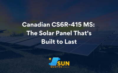Canadian CS6R-415 MS: The Solar Panel That’s Built to Last