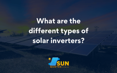 What are the different types of solar inverters?
