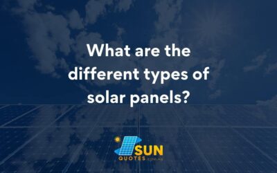 What are the different types of solar panels?