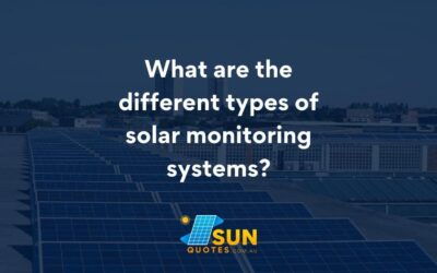 What are the different types of solar monitoring systems?