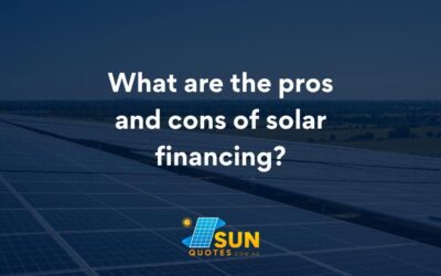 What are the pros and cons of solar financing?