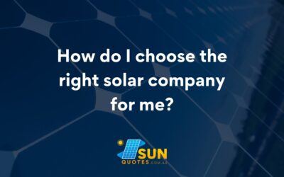 How do I choose the right solar company for me?