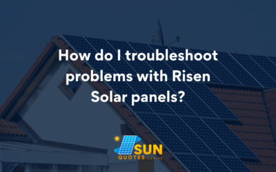 How do I troubleshoot problems with Risen Solar panels?
