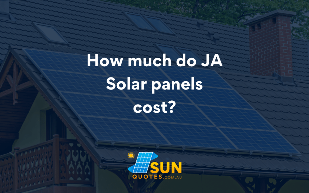 How much do JA Solar panels cost?
