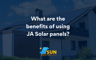 What are the benefits of using JA Solar panels?