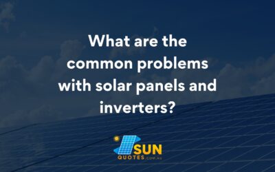 What are the common problems with solar panels and inverters?