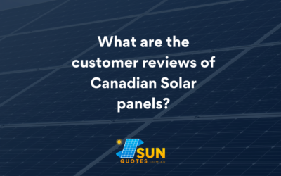 What are the customer reviews of Canadian Solar panels?
