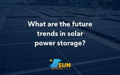 What are the future trends in solar power storage?