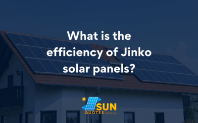 What is the efficiency of Jinko solar panels?