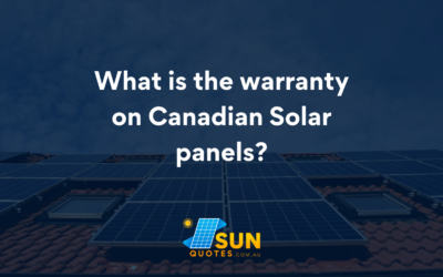 What is the warranty on Canadian Solar panels?