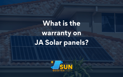 What is the warranty on JA Solar panels?