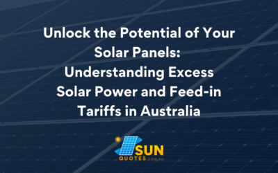 Unlock the Potential of Your Solar Panels: Understanding Excess Solar Power and Feed-in Tariffs in Australia