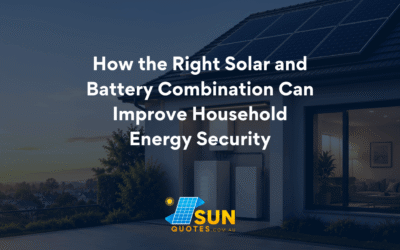 How the Right Solar and Battery Combination Can Improve Household Energy Security