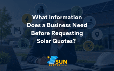 What Information Does a Business Need Before Requesting Solar Quotes?